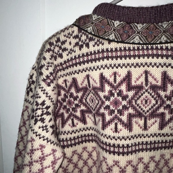 Dale Of Norway wool cardigan sweater with metal frogs women's sz 42 EUC - Picture 11 of 15